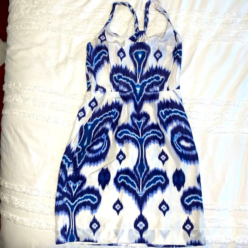 Banana Republic Silk Tye Dye Dress - Picture 2 of 12
